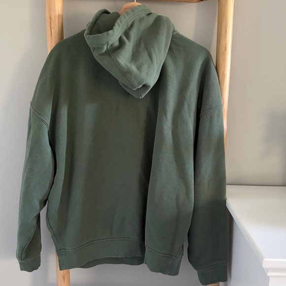 Nuuds Vintage Fleece Hoodie Sz Medium Agave Green - Picture 5 of 8